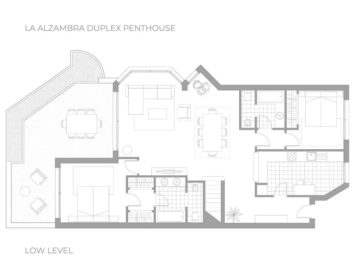 Villa La Alzambra Duplex Penthouse Sea Views Marbella